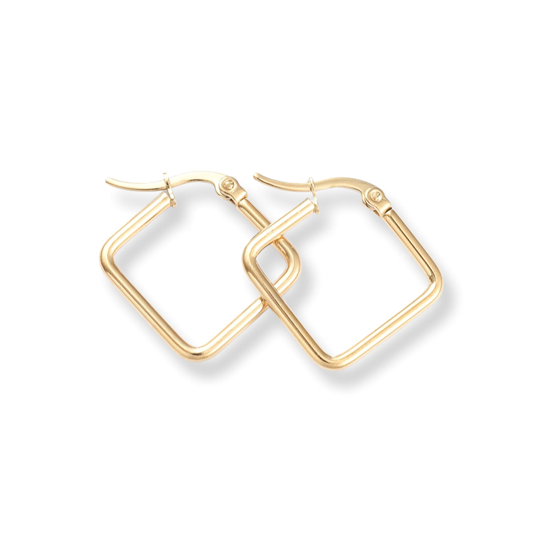 Eterna gold store hoop earrings