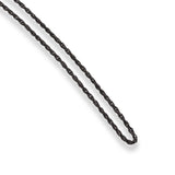 3 MM Black Wheat Chain Necklace - Epico Designs 