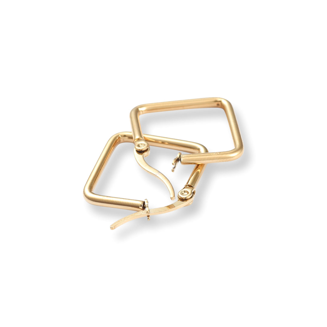 Minimalist Square Hoop Earrings - Epico Designs 