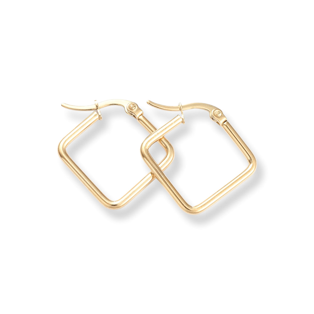 Minimalist Square Hoop Earrings - Epico Designs 