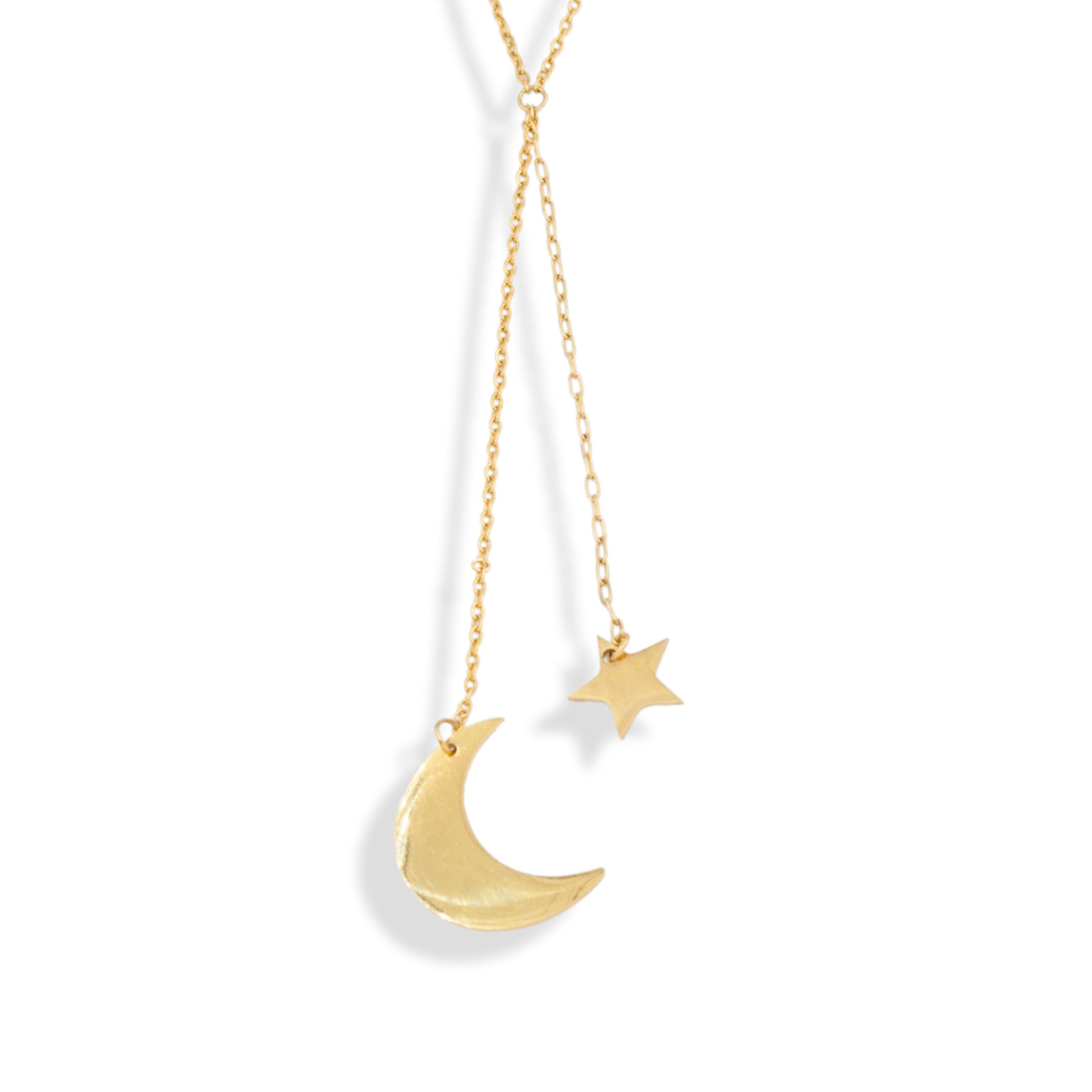 Moon & Star Lariat Necklace – Epico Designs