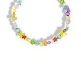 Happy 90s Colourful Beaded Pearl Choker Necklace - Freshwater Pearls + Stainless Steel + Acrylic - Epico Designs 