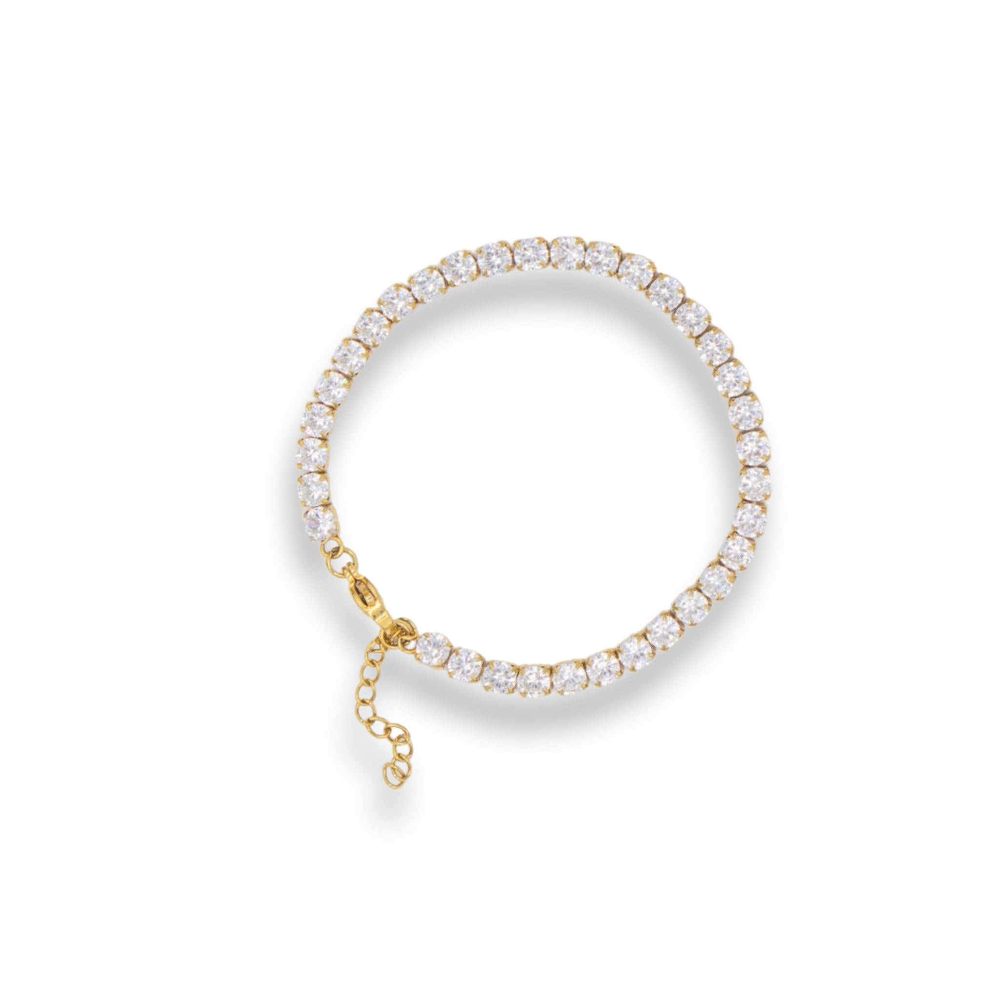 Thin Golden Tennis Bracelet - Epico Designs 