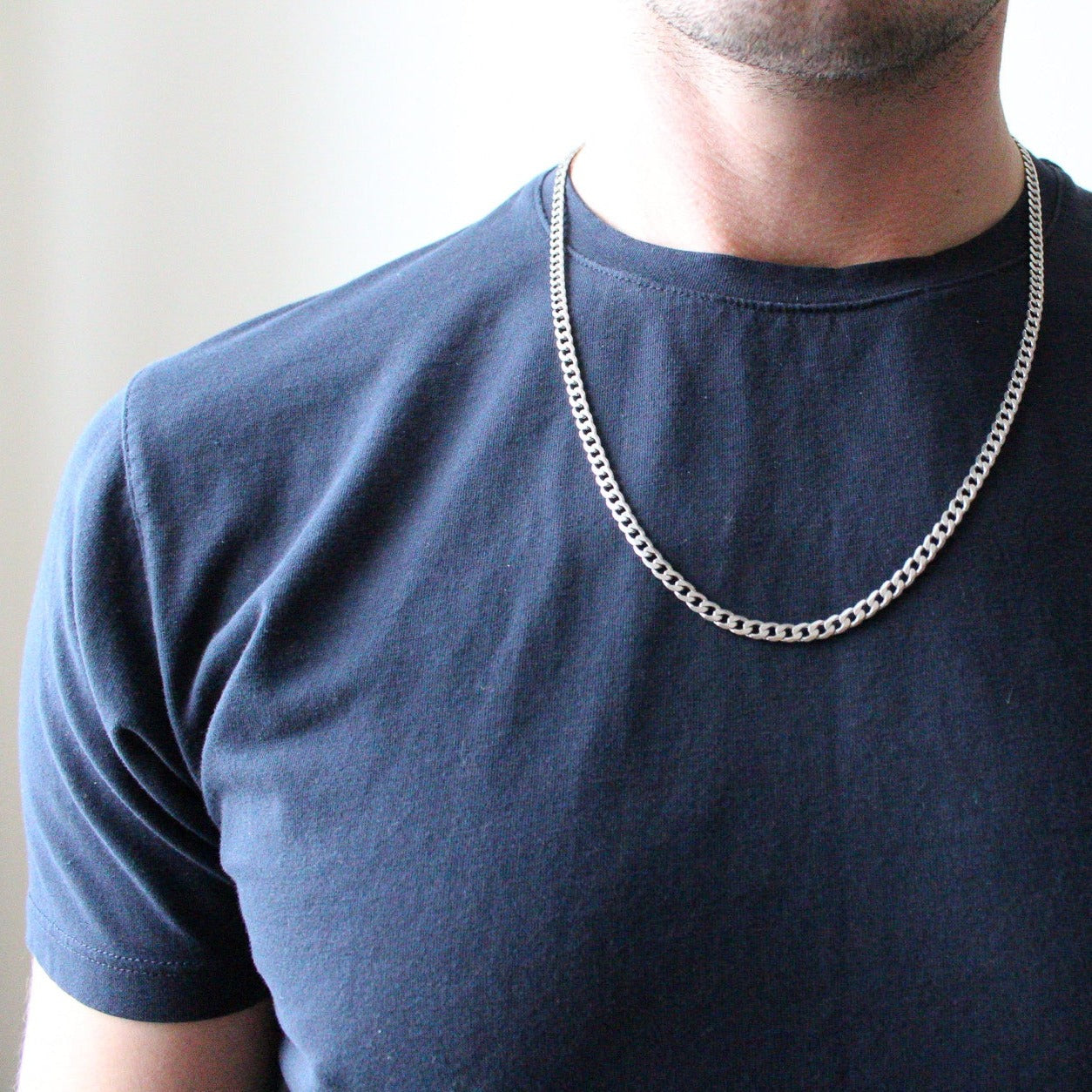 4 MM Curb Chain Necklace - Epico Designs 