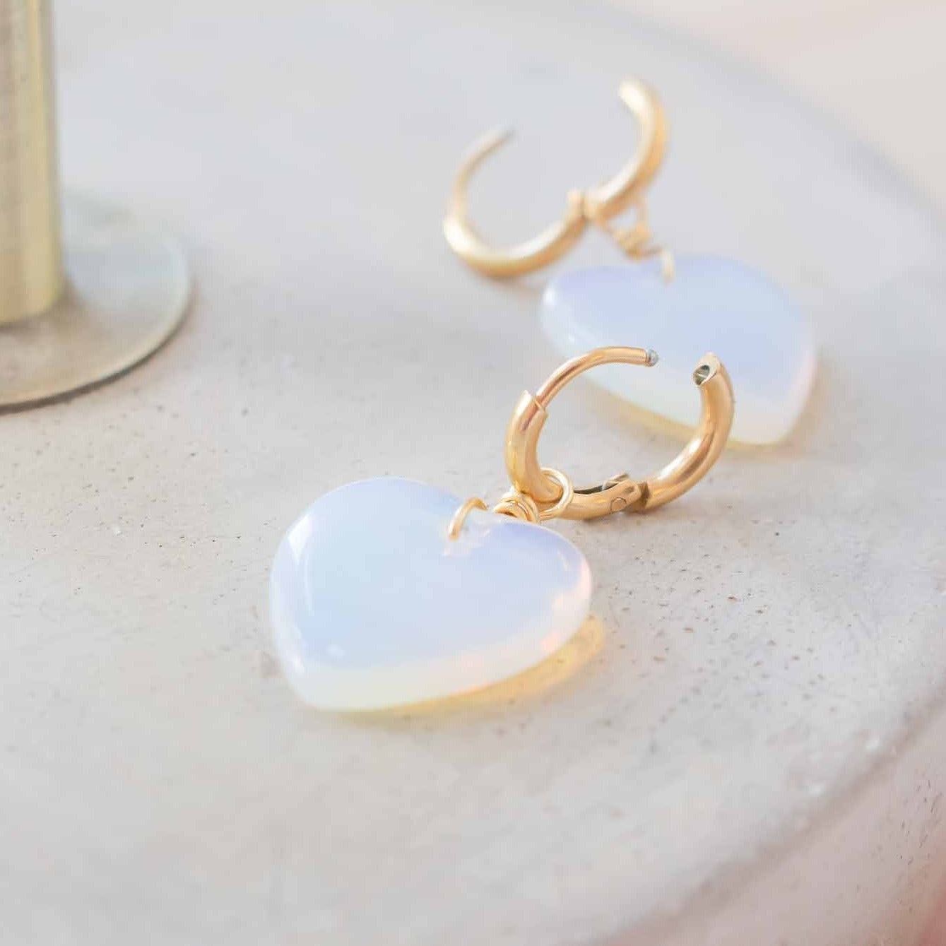 Loving Opalite Hoop Earrings - Epico Designs 